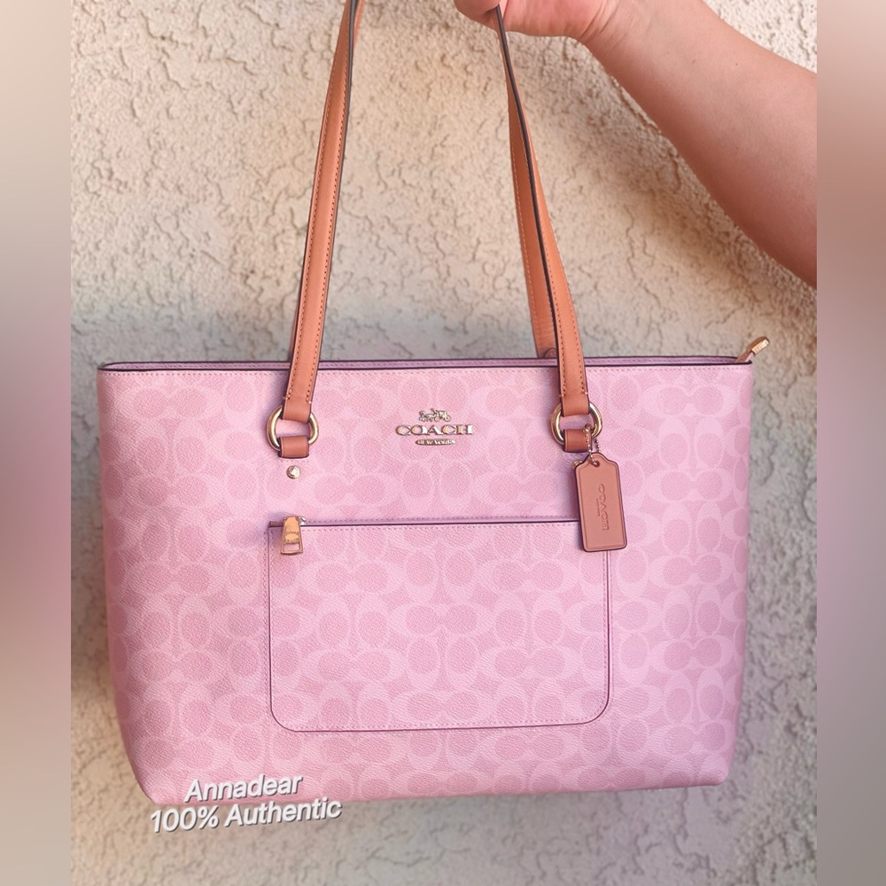 NWT Coach Station Tote Bag In Powder Pink CEA21